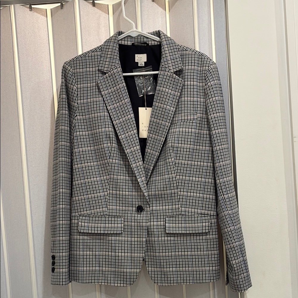 A New Day- Plaid Blazer